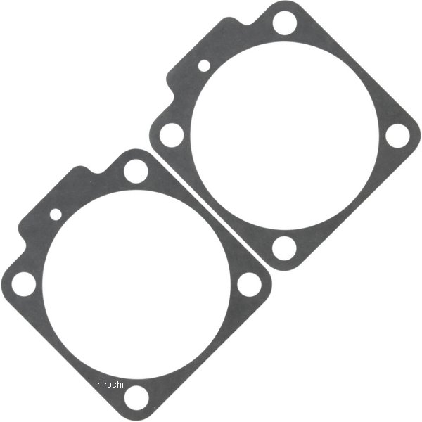 シリンダーベース ガスケット 0.79mm 66年-84年 ショベル 3.625"ボア ファイバー (2個入り)