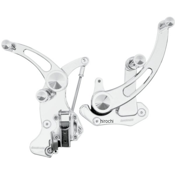 【セール特価】 フォワードコントロール 6インチ長い 09年-13年 FLH スロットクローム