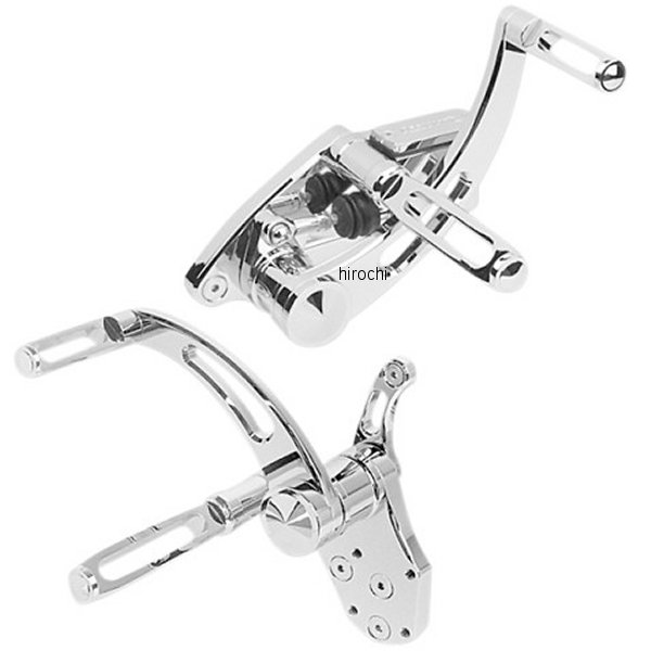 フォワード コントロール/マスターシリンダー付き 84年-99年 FXST スロット クローム