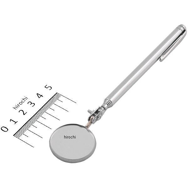 ブルーポイント 拡大鏡 ラウンド ポケット ミラー 17インチ 拡張 (ミラー 直経 1-1/4インチ)