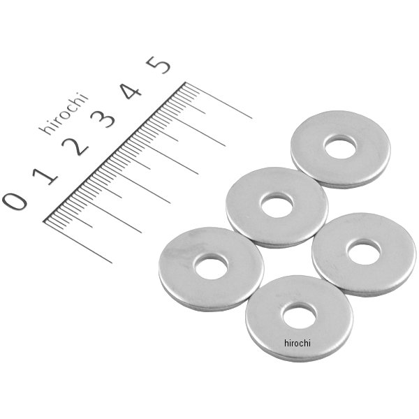 大径 平ワッシャーセット ステンレス 6mmx外径22mmx厚み2.0mm 5枚入り