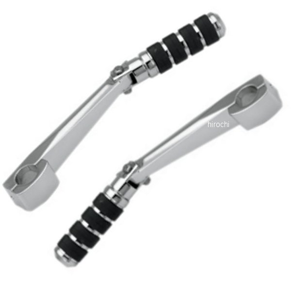 ハイウェイペグ フレーム取り付け 1.5インチ(38mm) クローム