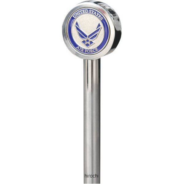 旗用ポール 9インチ(229mm) エアフォース アクセント付き