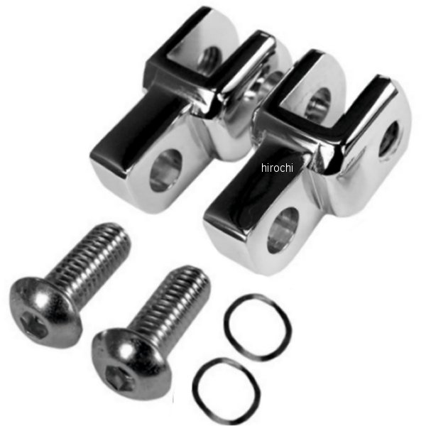 フットペグ アジャスター金具 クローム