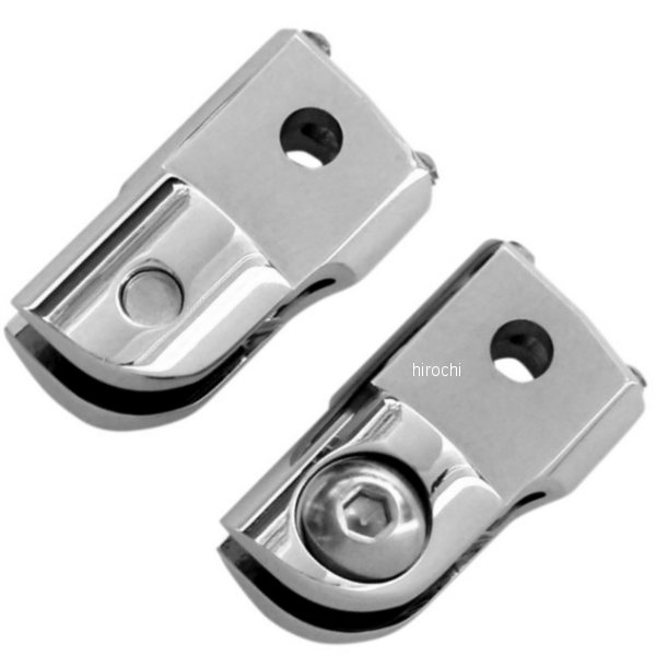 リア フットペグ アダプター クローム