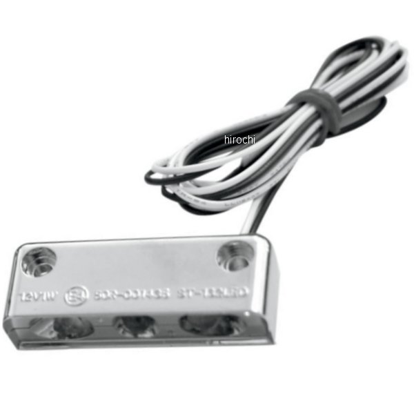 LEDナンバー灯 ストリップ クローム