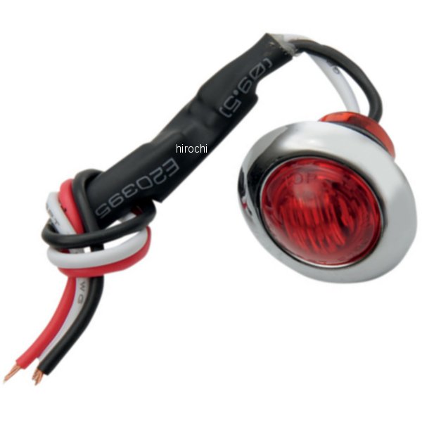 LED ミニ マーカー ダブル球 赤LED/赤レンズ