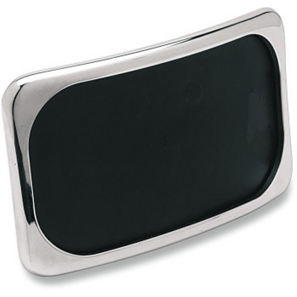 USAナンバープレート 3ボルト ラディウス 小 クローム