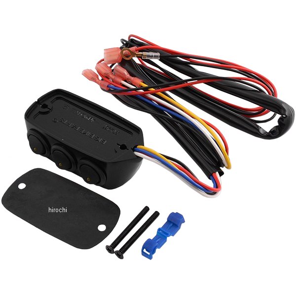 414995   LED 3ボタン スイッチ ブレーキサイド 黒