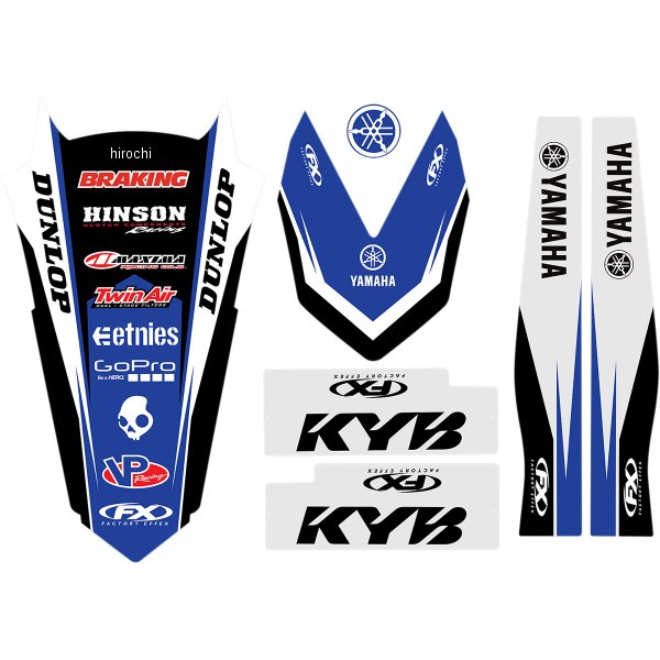 デカール トリムキット 02年-05年 YZ250、YZ125