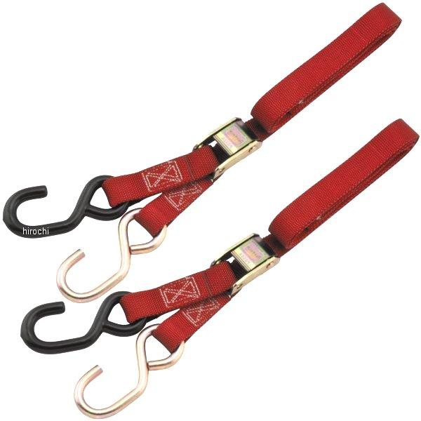 タイダウンベルト 1インチ(2.54cm) x 72インチ(182cm) 赤 20本セット