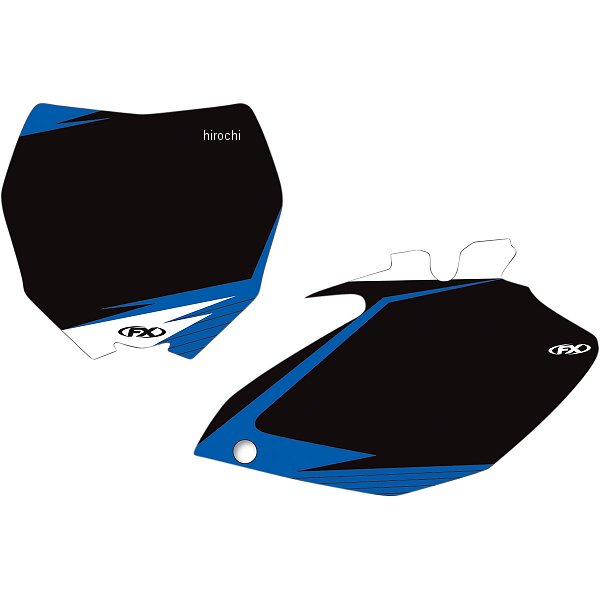 ナンバー パッチプレート 14年 YZ450F、YZ250F 黒