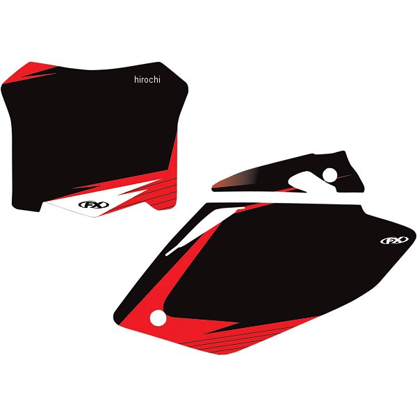 ナンバー パッチプレート 08年-09年 CRF250R 黒