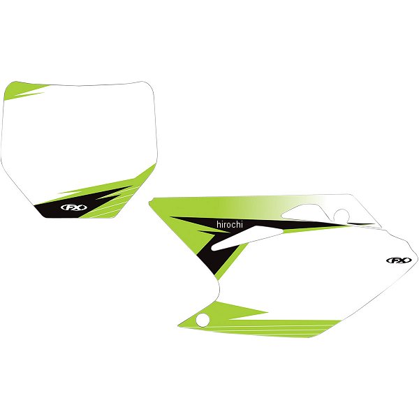 【セール特価】 ナンバー パッチプレート 06年-08年 KX250F 白