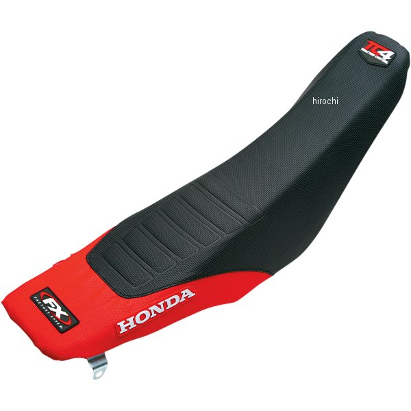 シートカバー グリッパー TC4 04年-09年 CRF250R 赤 (バンプ有)