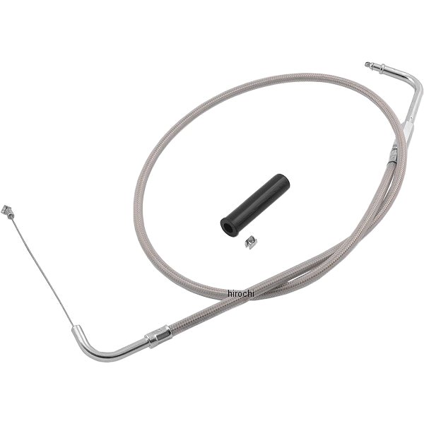 アイドルケーブル(戻し) 96年-06年 ソフテイル ダイナ HSR42/45 ステンメッシュ 830mm