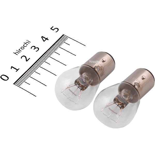 口金ダブル球 12V21/5W ストップ/テール球 (クリア) 耐震 (2個入り)