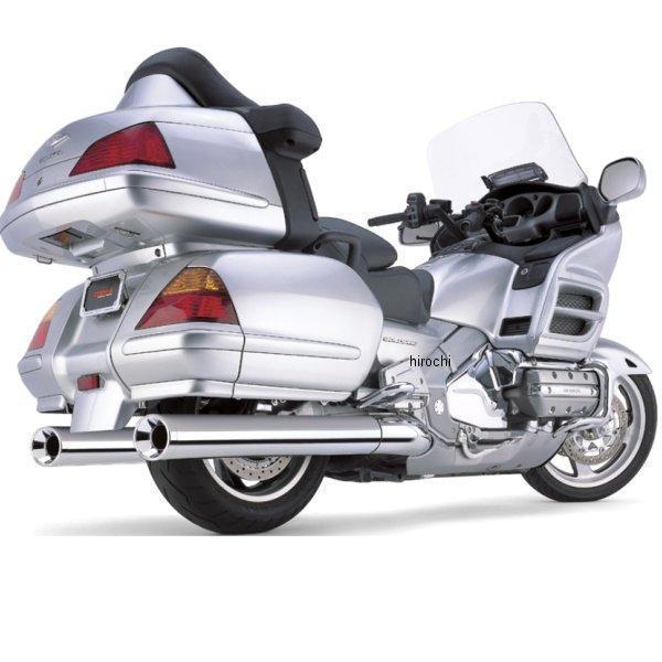 スリップオンマフラー ストレートカット 4インチ 01年-11年 ゴールドウィング GL1800 クローム