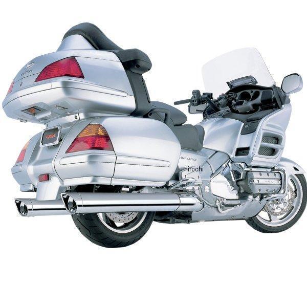 スリップオンマフラー スカラップ 4インチ 01年-11年 ゴールドウィング GL1800 クローム