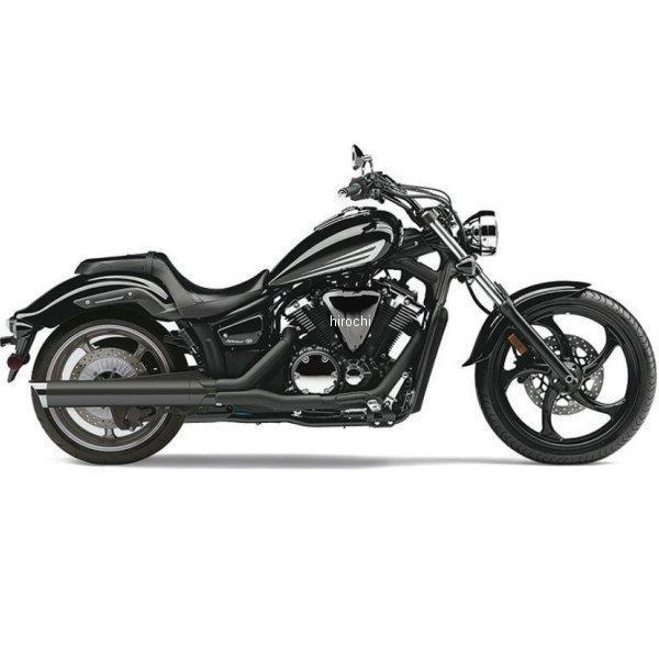 スリップオンマフラー スカラップ 4インチ 11年-17年 ストライカー XVS1300 黒