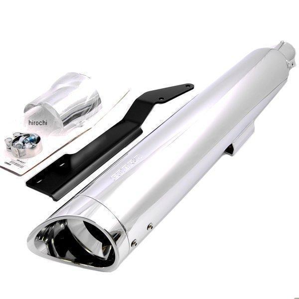 スリップオンマフラー スカラップ 4インチ 07年-17年 ドラッグスター XVS1300 クローム