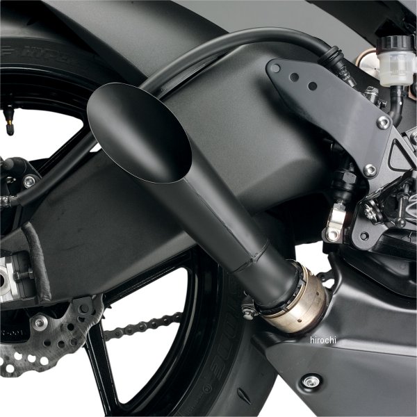 スリップオンマフラー メガホン スラッシュカット 06年-19年 YZF-R6 黒