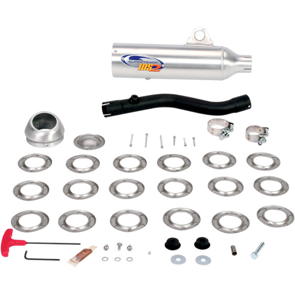 【セール特価】 スリップオンマフラー IDS2 レース 86年-01年 TT350、XT350