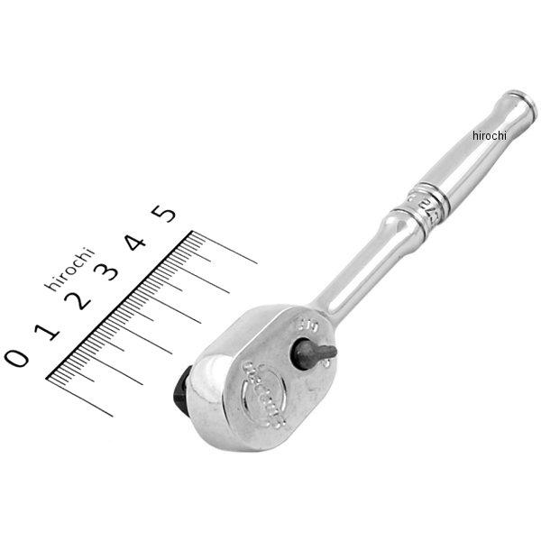 3/8インチ ラチェット コンパクト ハンドル 全長 189mm