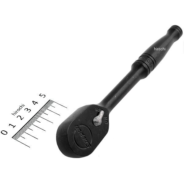 3/8インチ ラチェット スタンダード ハンドル 全長 189mm 黒