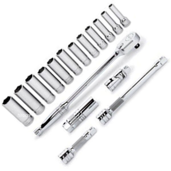 3/8インチ ミリサイズ 6角 スターター セット 17点