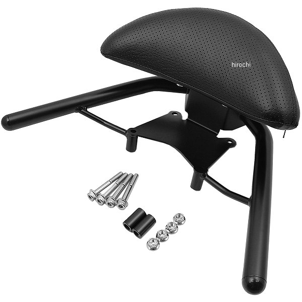 タンデムバックレスト バー付き ディオ110、リード125 黒