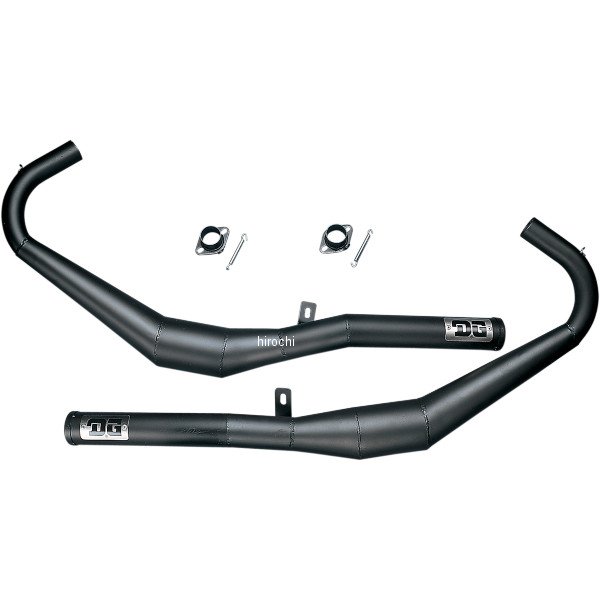 フルエキゾースト ストレートカット 77年-78年 RD400 黒