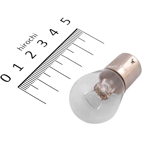 口金シングル球 12V18W ウインカー/ストップ球 (クリアー) (1個売り)