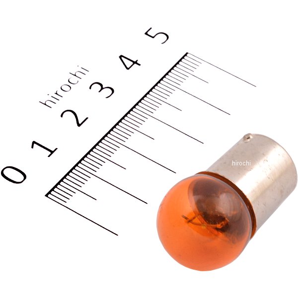 ウインカー用口金球 ウインカーバルブ G18 アンバー 12V21W (1個売り)