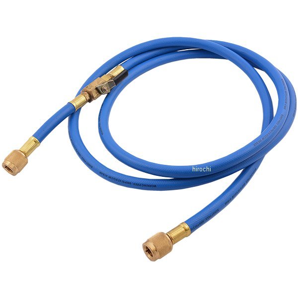 交換用 ホース R12 マニュアルシャット オフ 6フィート ブルー