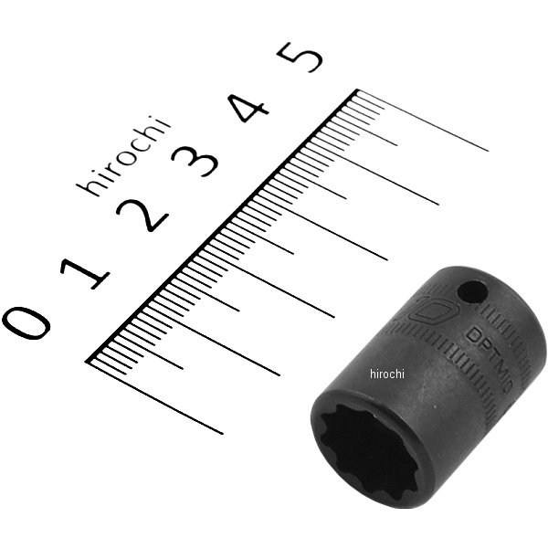 ソケット ミリ シャロー インパクト 12mm 10ポイント