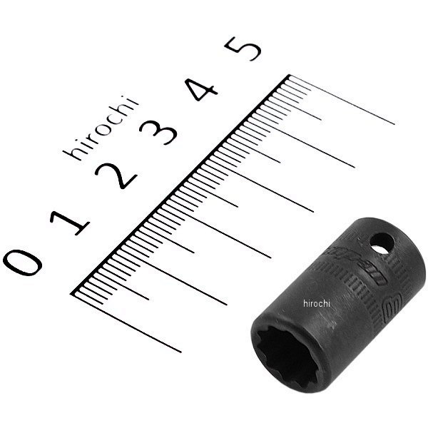 ソケット ミリ シャロー インパクト 8mm 10ポイント