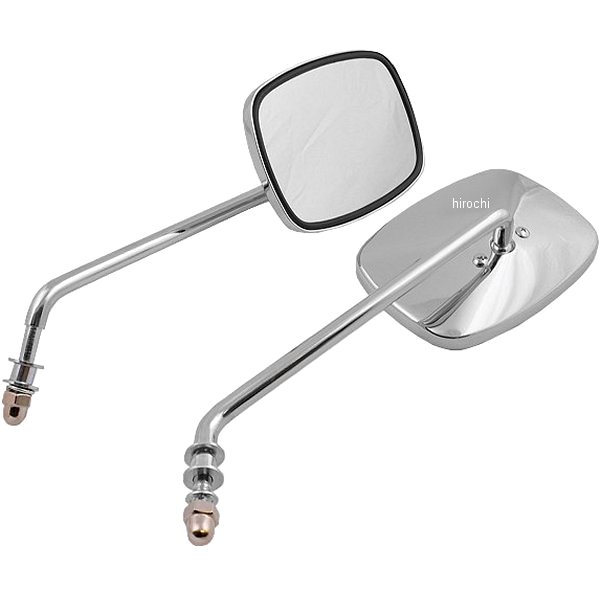 ミラー スクエア ロングステム (左右ペア)