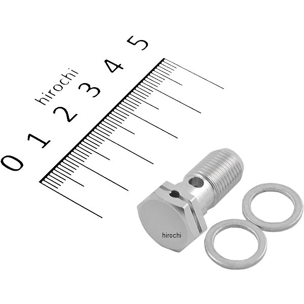 アールズ バンジョーボルト アルミ P-1.00 シングル シルバー