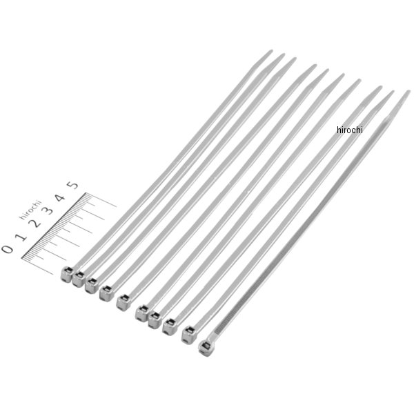 結束バンド 7インチ(179mm) クローム (10本入り)