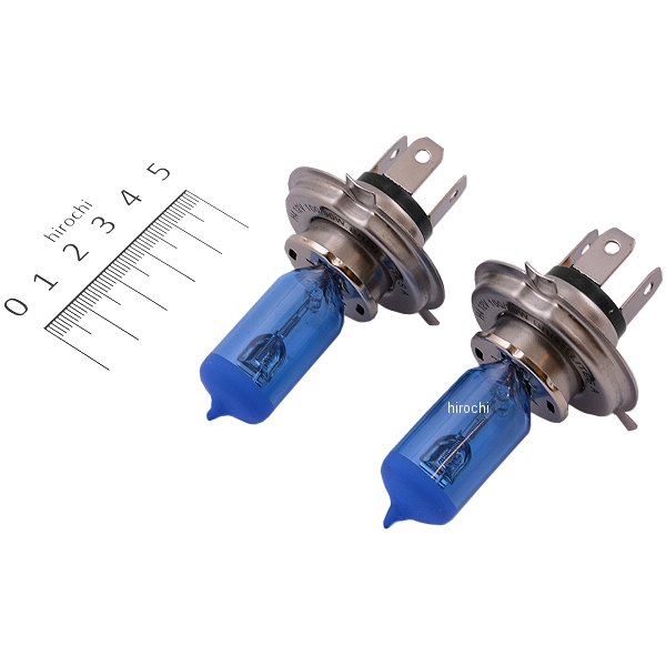 ハロゲンバルブ H4(P43t) 100/90W (135/ 125W相当) キセノンブルー 2個入り