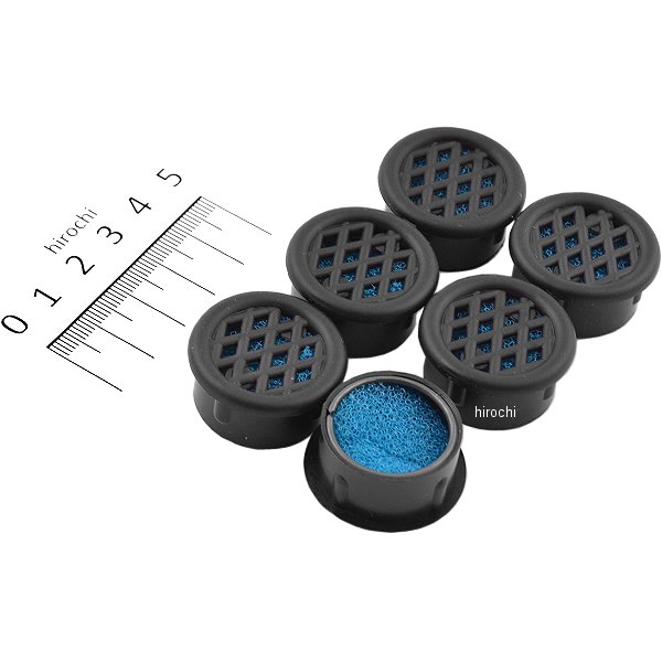 エアフィルター 6個入り 直径1インチ(25mm)