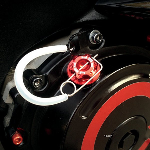 オイルフィラー キャップ M25X1.5 09年-13年 アプリリア RSV1000 Tuono V4R 赤