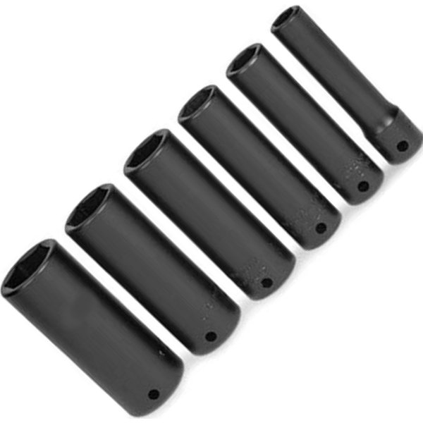 ディープ インパクト ソケット 6ポイント 6個 セット(1/4インチ-9/16インチ)