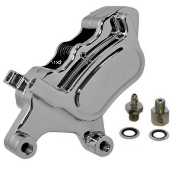 4ピストン フロント シングルキャリパー 11.5"ローター 00年-07年 クローム