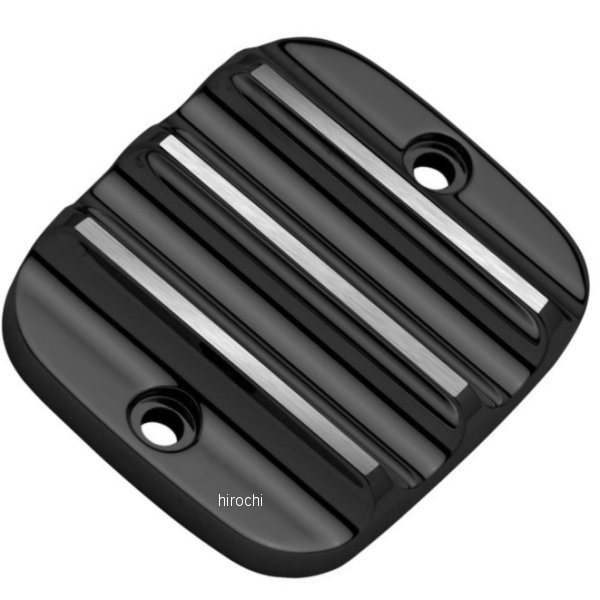 フロント マスターシリンダーカバー 96年以降 Big Twin フィン黒