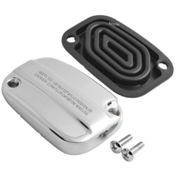 フロント マスターシリンダーカバー 08年-13年 FLT クローム