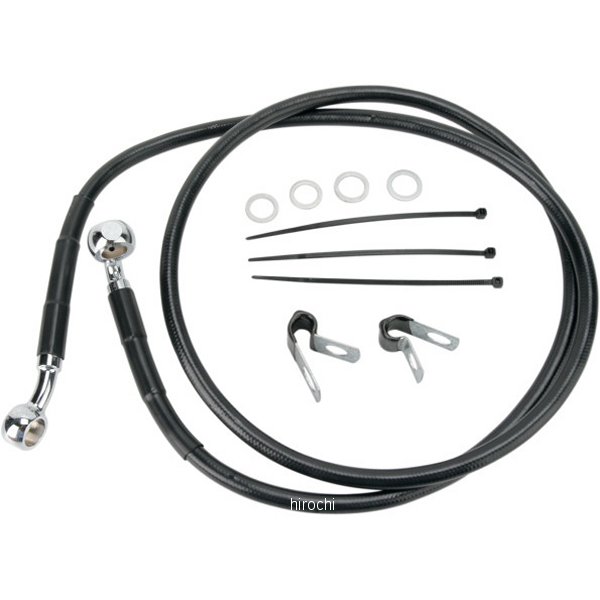 フロント ブレーキライン 黒ステンレス 標準長 95年-99年 FXD 45202-97B