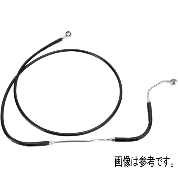 フロント ブレーキライン 黒ステンレス 標準長 09年-13年 FLT(ABS付き) ロワー 40612-09