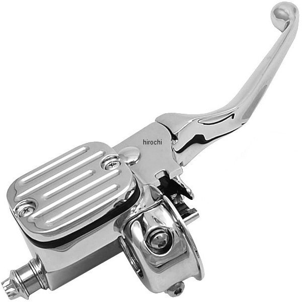 フロントブレーキ マスターシリンダー 9/16" シングルディスク(7/16-24) クローム